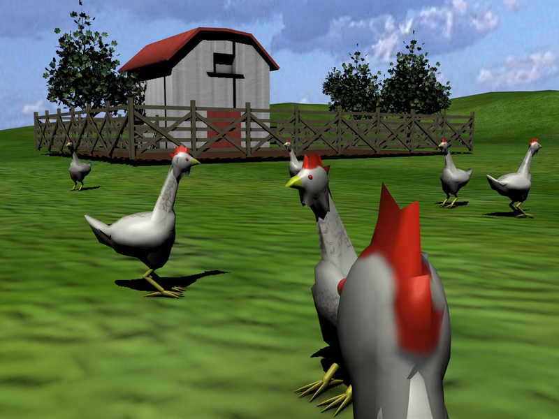 Illustration for article titled One Man's Insane Plan to Make Oculus Rifts for Chickens